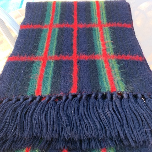 Plaid Boho Mohair wrap/scarf - Picture 2 of 7